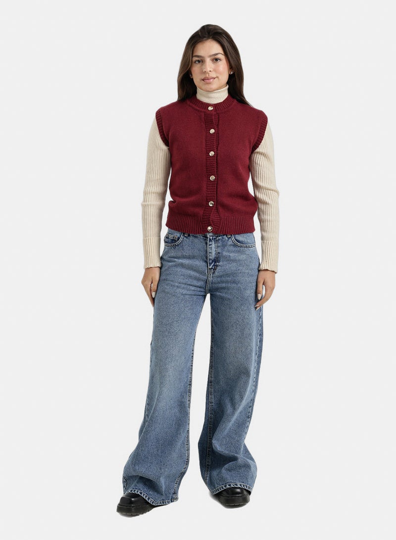 Carina Wide-Leg Denim Pants - Image 5
